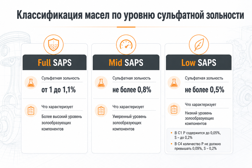 классификация масел по уровню сульфатной зольности классификация масел по уровню сульфатной зольности