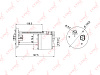Топливный фильтр  LYNXauto LF-982M