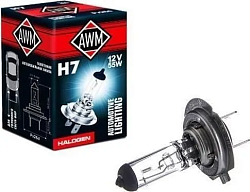 Лампа галогенная H7 12V 55W (PX26D) AWM 410300004