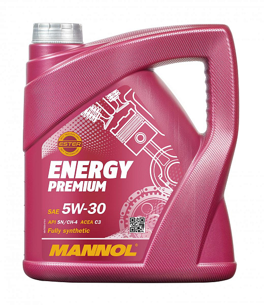 Моторное масло MANNOL Energy Premium  5W-30  4л.