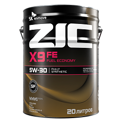 Моторное масло ZIC X9 FE  5W-30  20 л. синт.