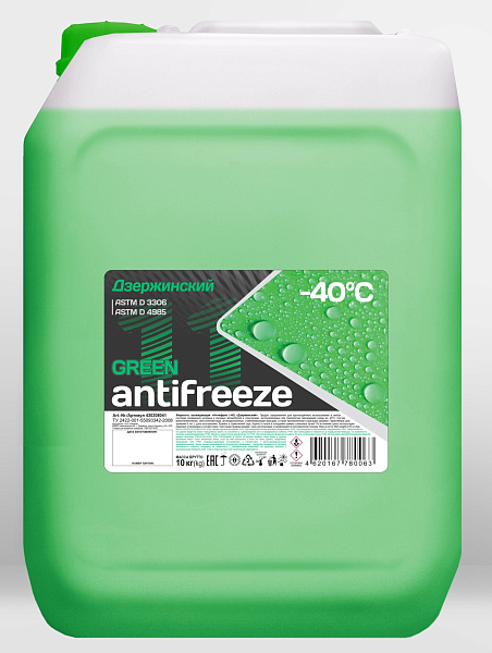Антифриз Дзержинский Green (-40) зеленый  1 кг.