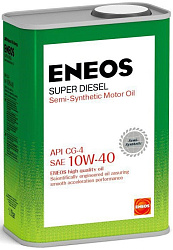 Моторное масло ENEOS Super Diesel  10W-40  0,94 л. п/синт.