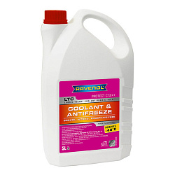 Антифриз RAVENOL LTC Protect G12++ Premix -40C (готовый) 5 л.