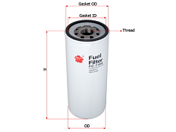 Топливный фильтр  Sakura FC7104