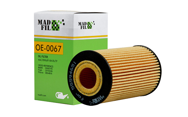Масляный фильтр MadFil OE0067