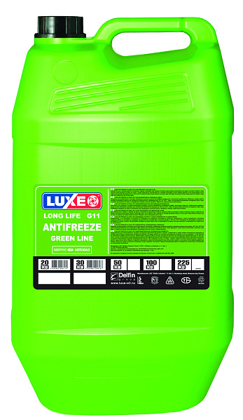 Антифриз зелёный LUXЕ G-11 Green Line  30 кг.
