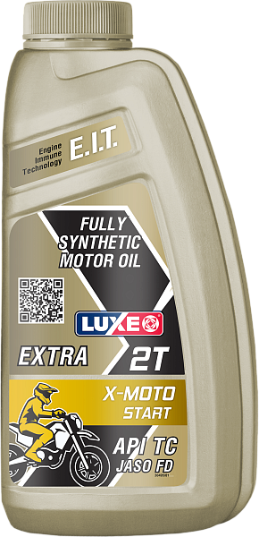 Масло моторное 2T X-MOTO START EXTRA LUXE 1л. синт. API ТС JASO FD /кор.12шт./