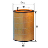Воздушный фильтр DIFA DIFA4341M