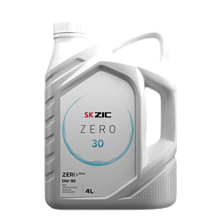 Моторное масло ZIC ZERO 30  0W-30  4 л. синт.