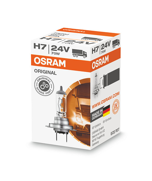 Лампа галогеновая H7 24V 70W (PX26d) OSRAM Original Line 64215