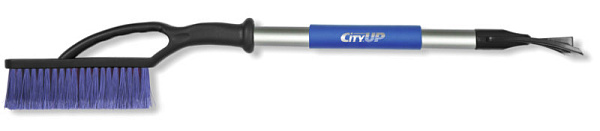 Щетка для снега со скребком City UP СА-88 luxe мягкая ручка 81 см.