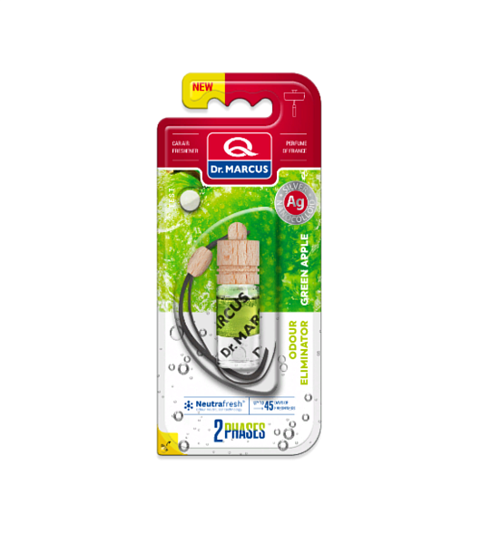 Ароматизатор подвесной Dr.Marcus ECOLO 2 Phases + Ag Green Apple