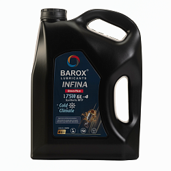 Трансмиссионное масло BAROX INFINA Revo Plus 75W GL-4  синт. 4 л.