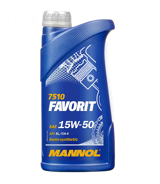 Моторное масло MANNOL Favorit  15W-50  1 л. п/синт.