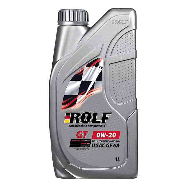 Моторное масло ROLF GT 0W-20  1 л. синт.