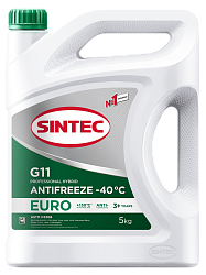 Антифриз зелёный -40 Sintec EURO G-11 Green  5 кг.