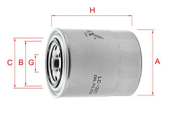 Масляный фильтр LYNXauto LC-321