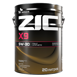 Моторное масло ZIC X9  5W-30  20 л. синт.