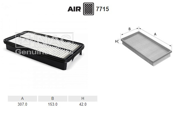 Воздушный фильтр NAC NAC-7715