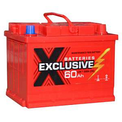 Аккумулятор Exclusive  60 Ач прямая полярность