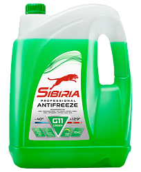 Антифриз -40 зелёный SIBIRIA G-11 Green  10 кг.