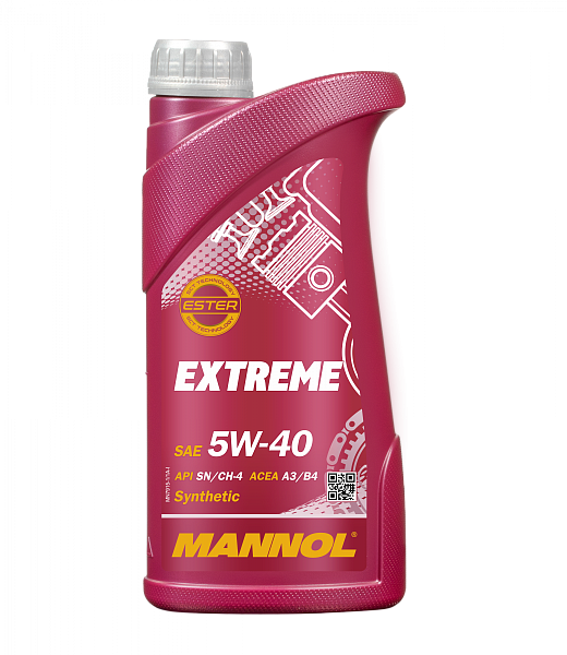 Моторное масло MANNOL Extreme  5W-40  1 л. синт.
