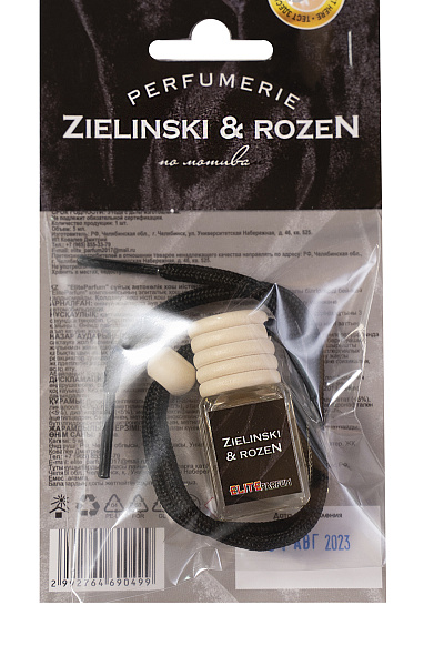 Ароматизатор подвесной ELITE PARFUM Zielinski&Rozen  5 мл.