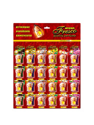 Ароматизатор подвесной Areon FRESCO disp  к-т 24 шт.