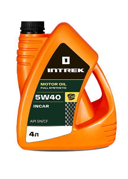 Моторное масло INTREK INCAR SN/CF  5W-40  4 л. синт.