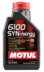 Масло моторное 5/40 6100 Syn-Nergy MOTUL   1л. п/синт. API SN /кор.12шт./