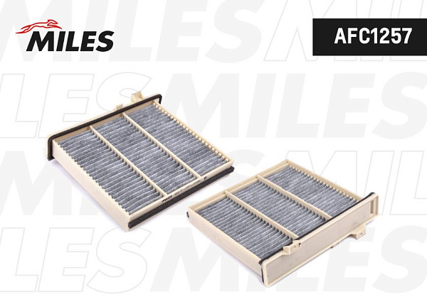 Фильтр автомобильный салонный MILES AFC1257