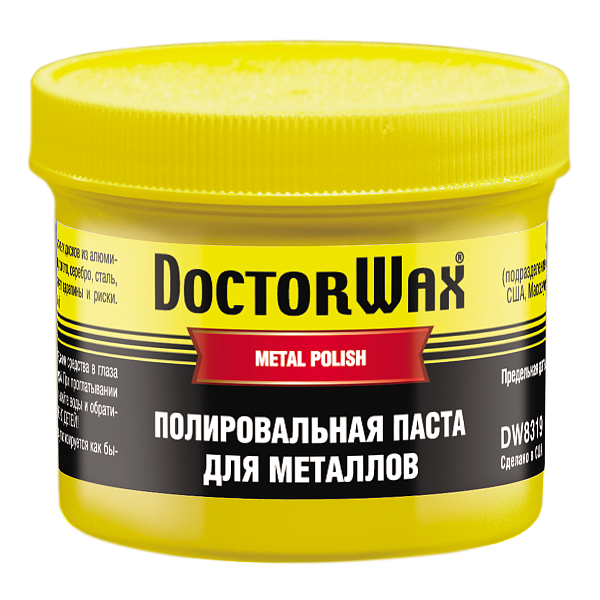 Полировальная паста для металлов DoctorWax DW8319  150 мл.