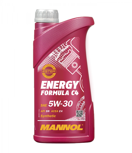 Масло моторное 5/30 Energy Formula C4 MANNOL   1л. синт. API SN /кор.20шт./