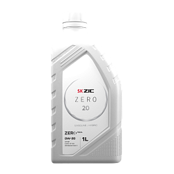 Моторное масло ZIC ZERO 20  0W-20  1 л. синт.
