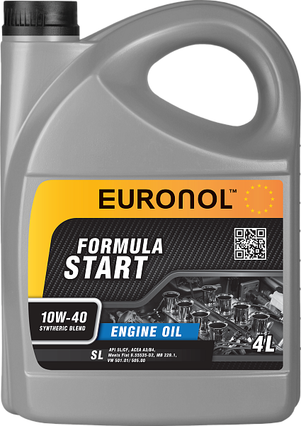 Моторное масло EURONOL START FORMULA 10W-40  4 л. синт.