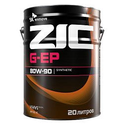 Трансмиссионное масло ZIC G-EP  80W-90  20 л. синт.