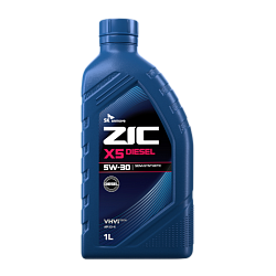 Моторное масло ZIC X5 Diesel  5W-30  1 л. п/синт.