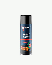 Эмаль акриловая быстросохнущая, матовая (белая) KERRY  405мл. KR-014