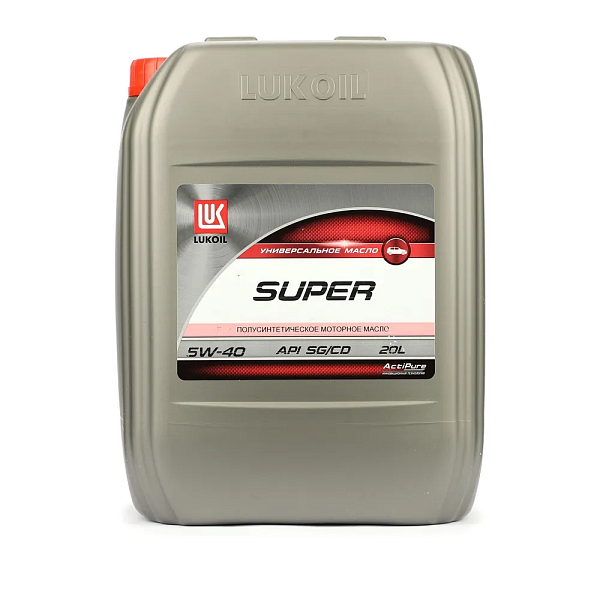 Моторное масло Лукойл Супер  5W-40  20 л. п/синт.