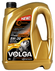 Моторное масло Волга-Ойл Premium  5W-30  4 л. синт.