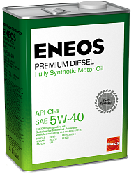 Моторное масло ENEOS Premium Diesel  5W-40  4 л. синт.