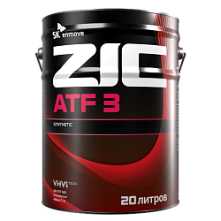 Трансмиссионное масло ZIC ATF 3  20 л. синт.