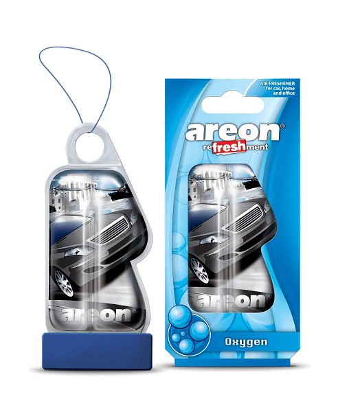 Ароматизатор подвесной Areon REFRESHMENT LIQUID Oxygen комплект 24 шт.