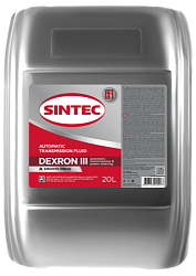 Трансмиссионное масло SINTEC ATF-III   20 л. мин.