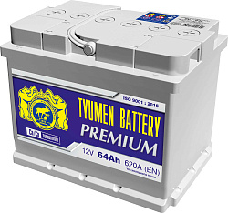 Аккумулятор Tyumen Battery PREMIUM  64 Ач, Прямая полярность