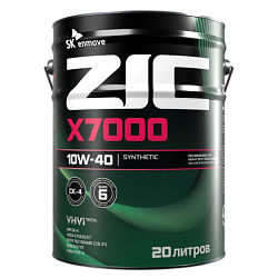 Моторное масло ZIC X7000  10W-40  20 л. синт.