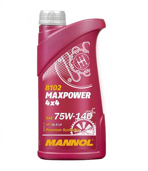 Трансмиссионное масло MANNOL Maxpower  75W-140 GL-5  1 л. синт.