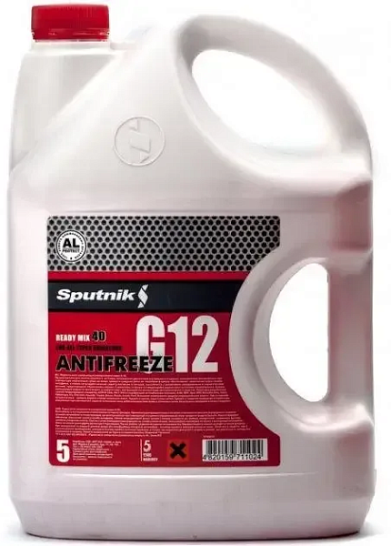 Антифриз готовый к применению SPUTNIK  Красный G-12  5 кг.