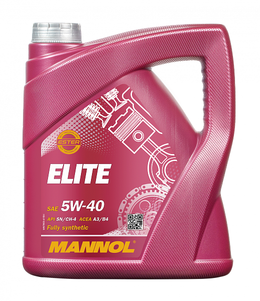 Моторное масло MANNOL Elite  5W-40  4 л. синт.